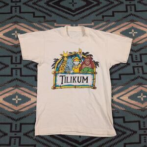 Vintage Wildlife Tilikum Friends Jungle Animals Single Stitch T Shirt Small